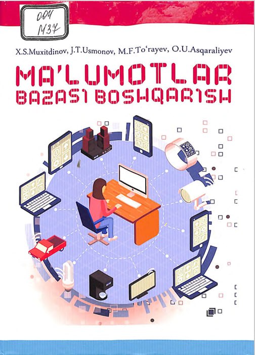 Ma'lumotlar bazasini boshqarish image